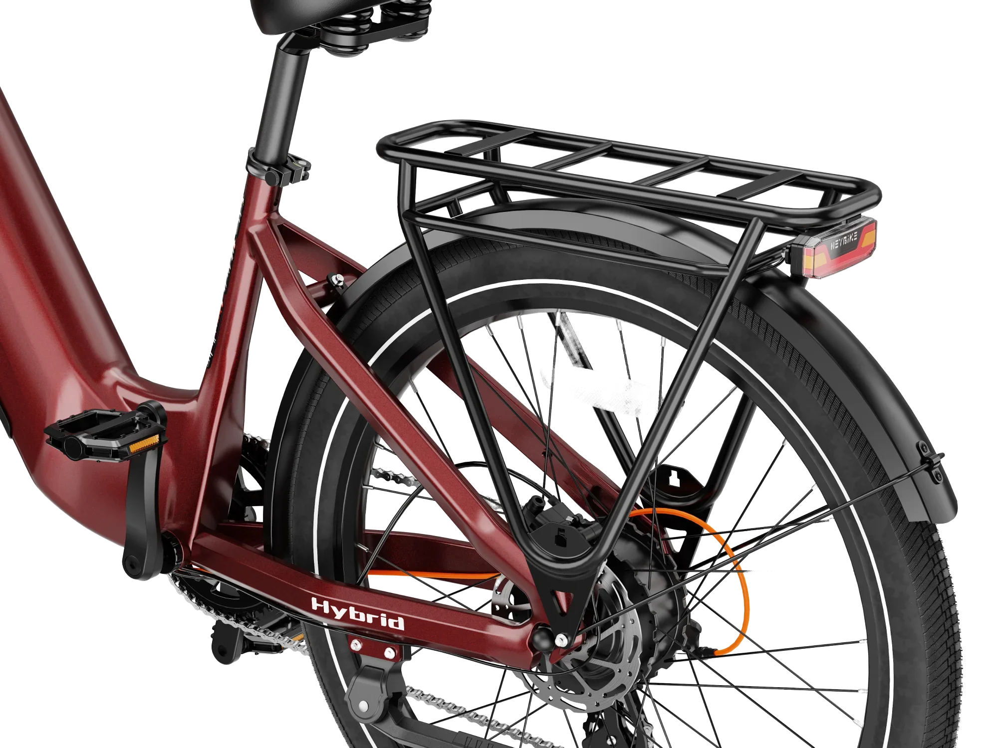 Heybike Hybrid Electric Bike view 9