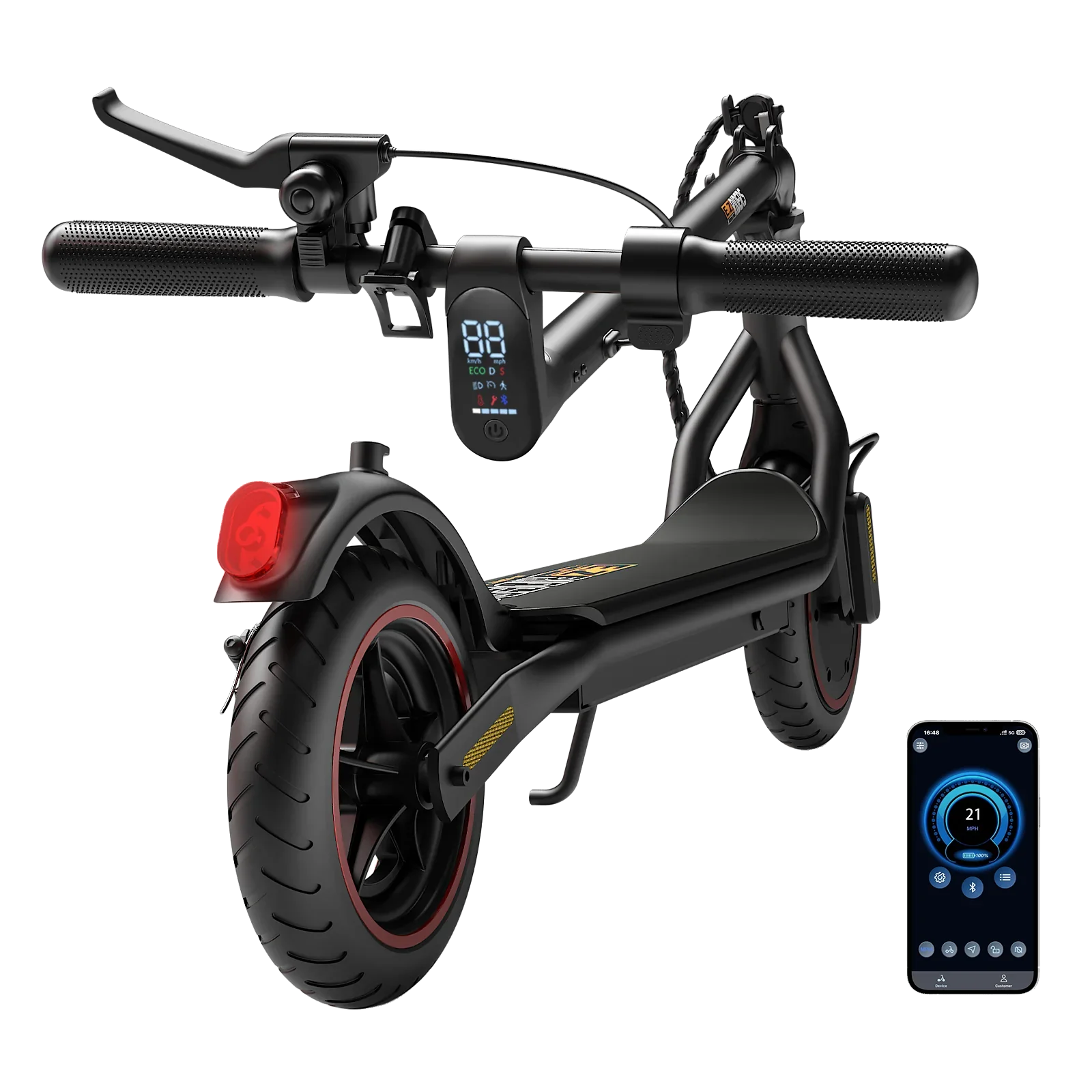 Iscooter L8 Electric Scooter For Adults 500W Motor 21Mph view 2