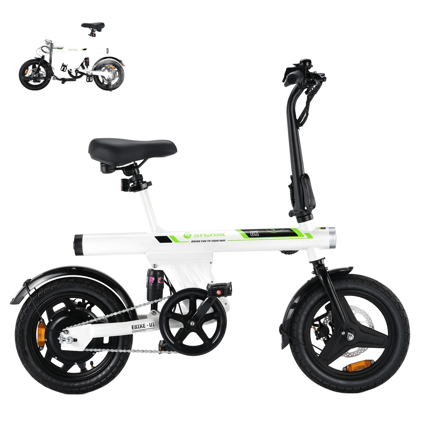Isinwheel U1 Folding Electric Bike (AU) view 10