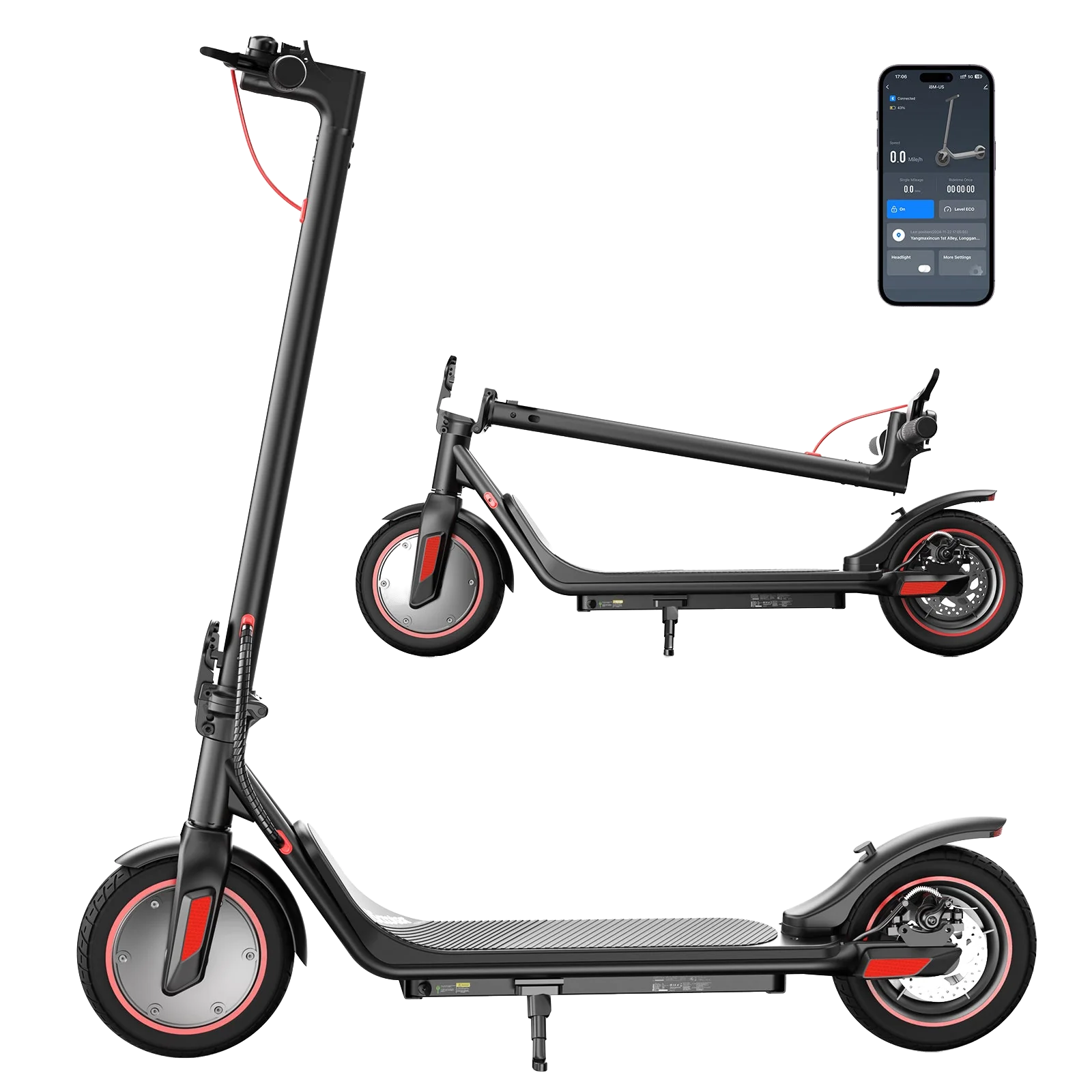 Iscooter i9M Foldable Commuting Electric Scooter 500W view 3