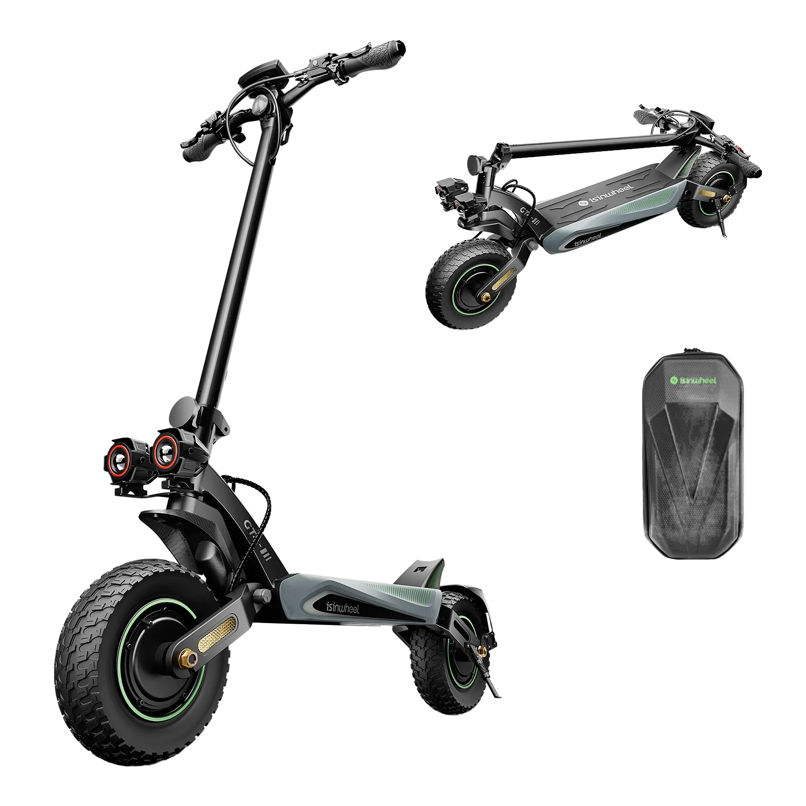 Isinwheel GT4 2400W Dual Motor Off-Road Electric Scooter view 18