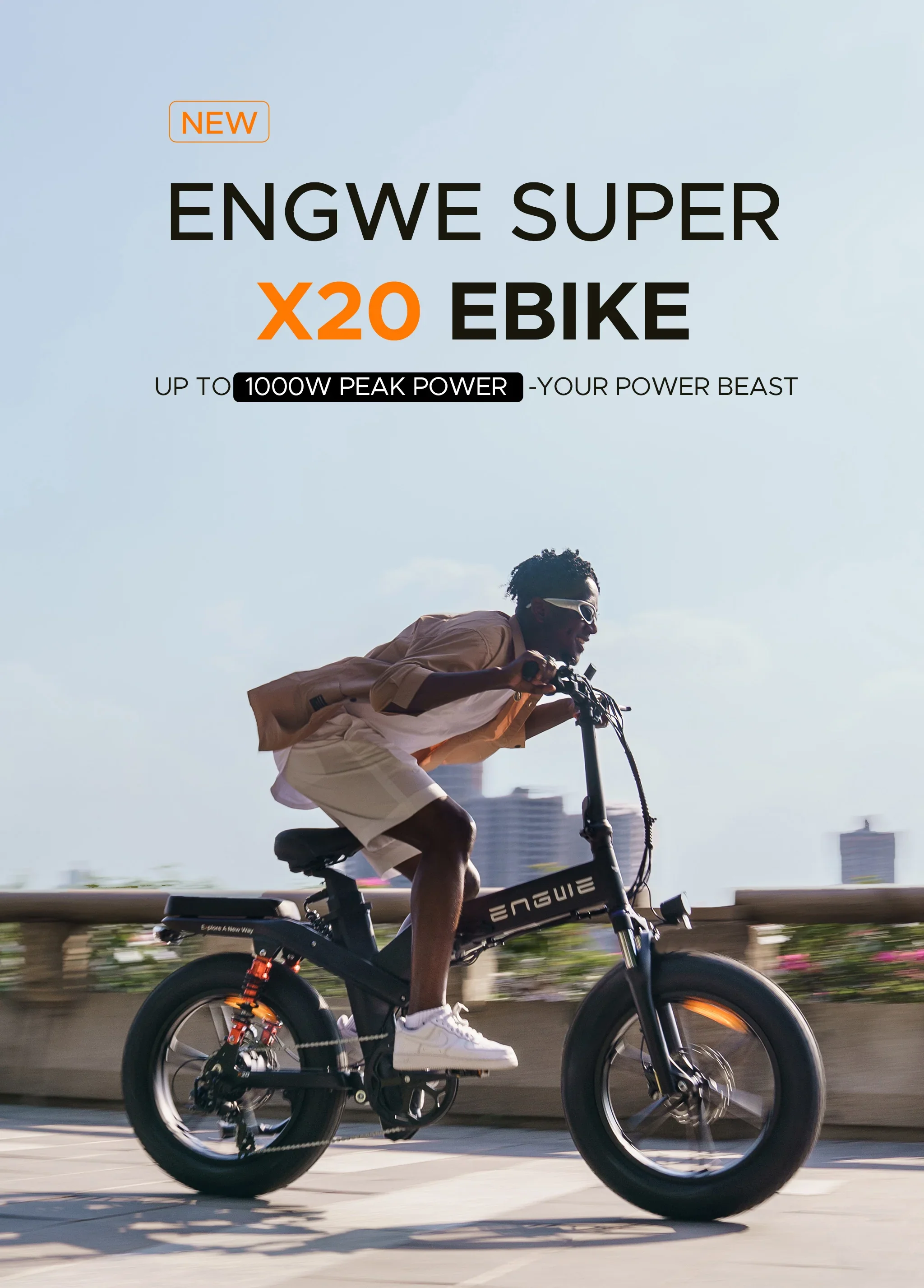 Engwe X20 Electric Bike view 8