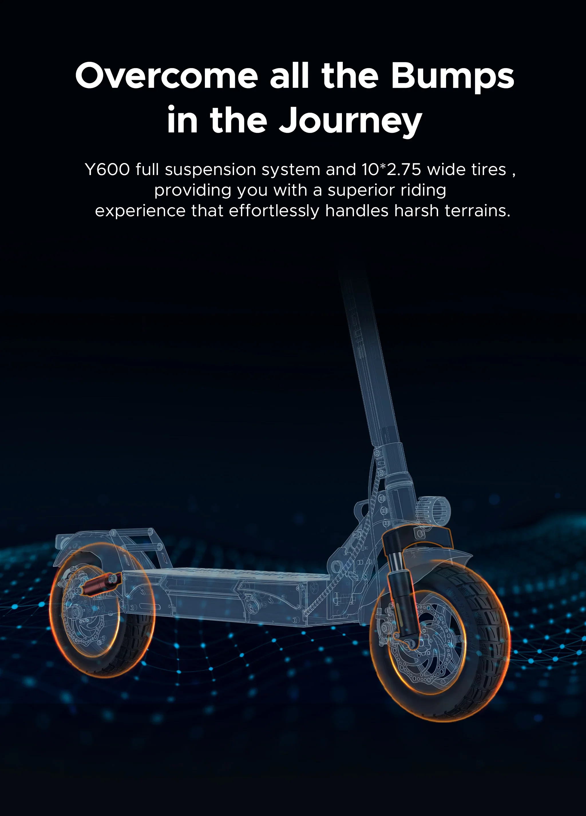 Engwe Y600 Electric Scooter view 13