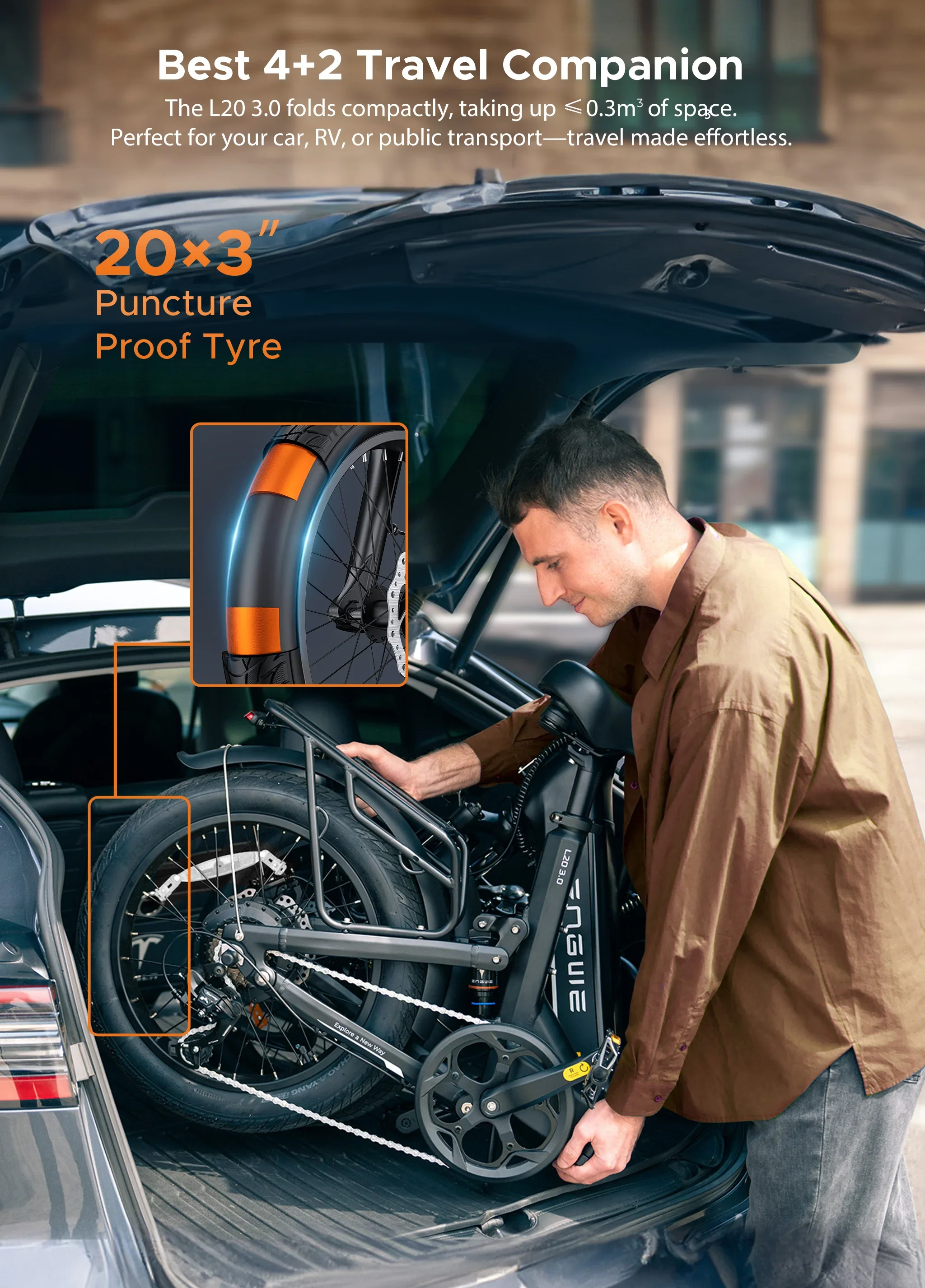 Engwe L20 3.0 Electric Bike view 7