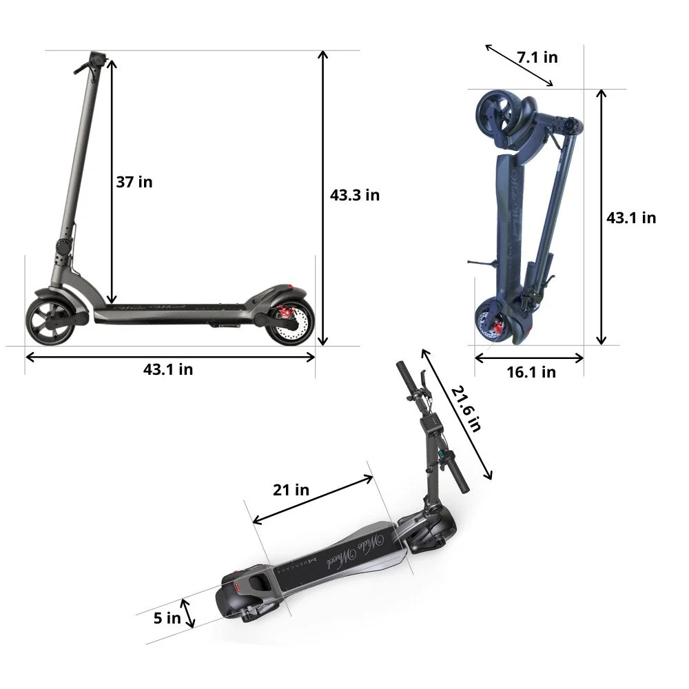Mercane WideWheel Pro Electric Scooter view 4
