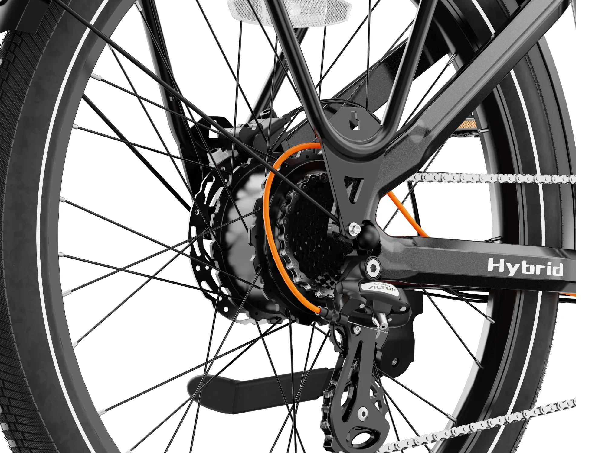 Heybike Hybrid Electric Bike view 8
