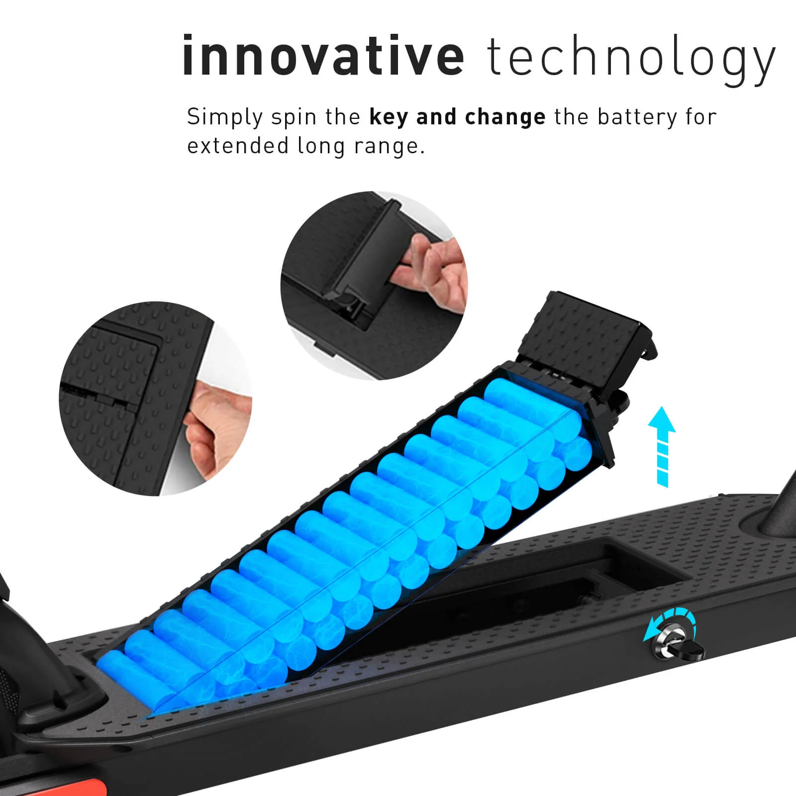 Hiboy S2R Plus Electric Scooter With Removable Battery view 2