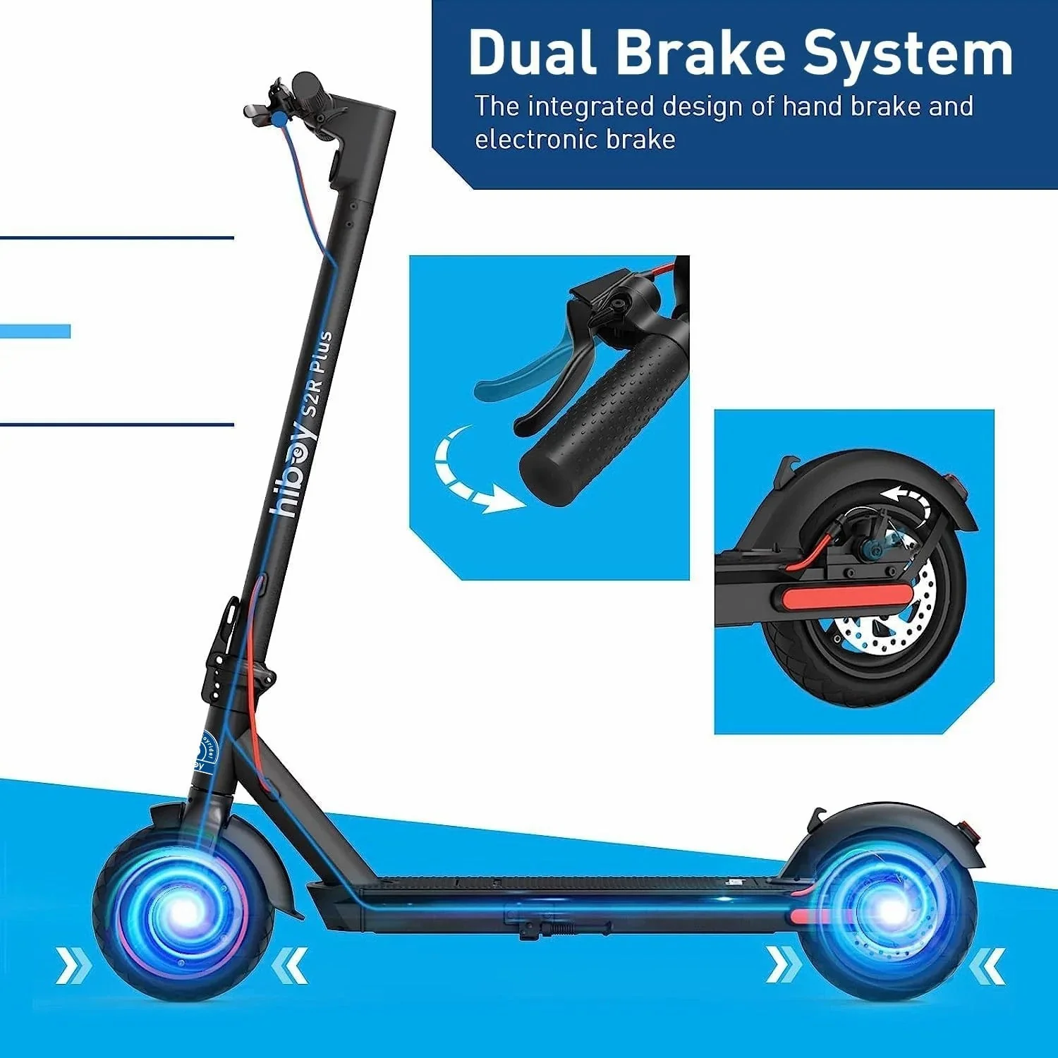 Hiboy S2R Plus Electric Scooter With Removable Battery view 5