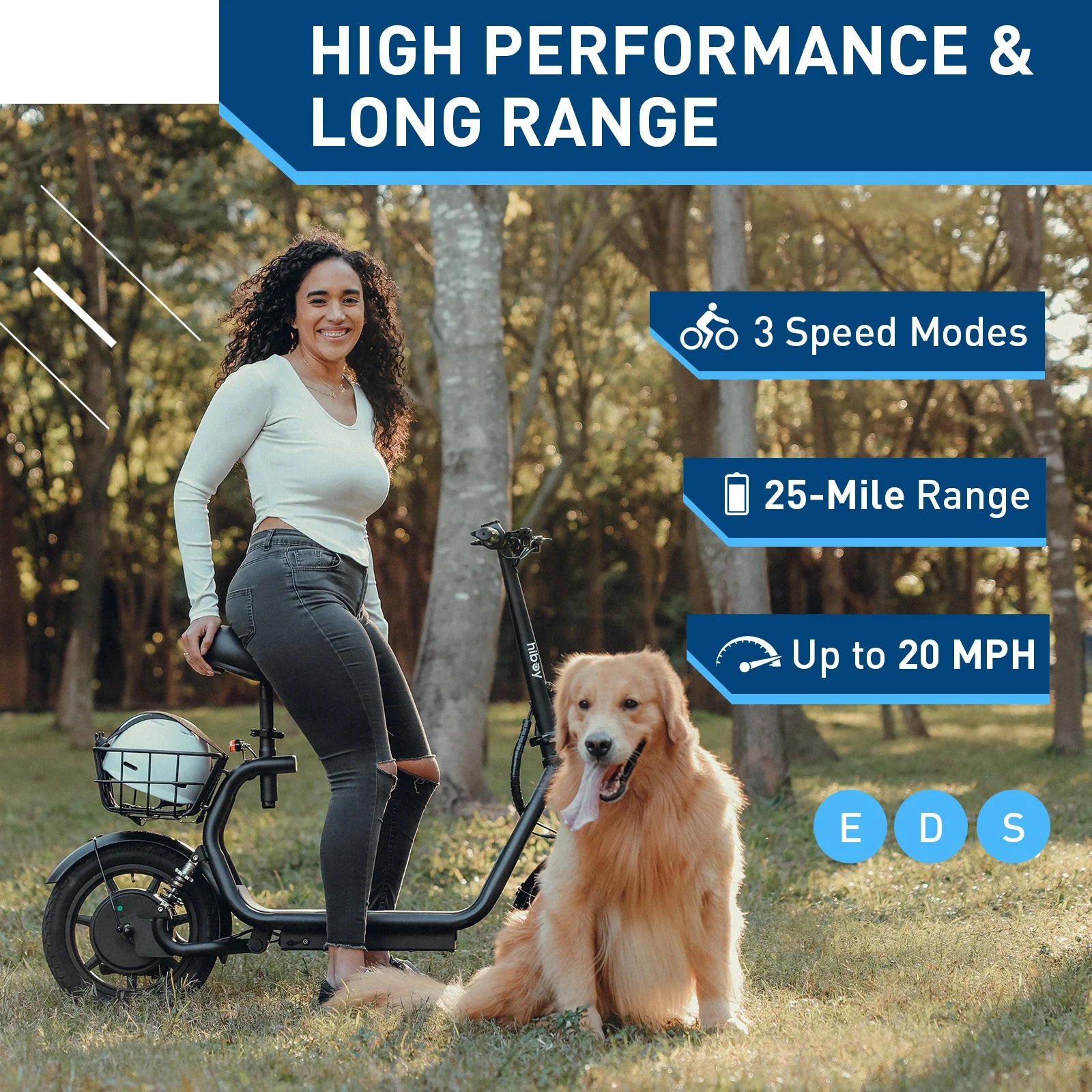 Hiboy U2 Electric Scooter With Seat view 2
