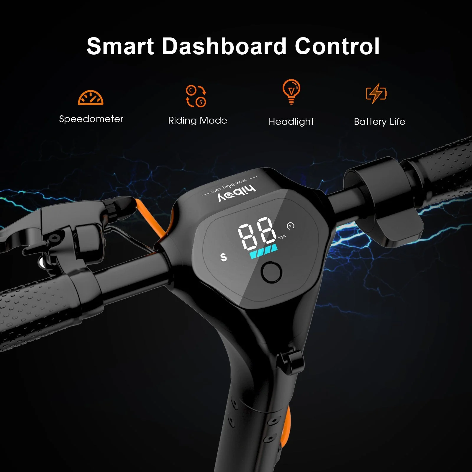 Hiboy S2 MAX Electric Scooter view 3