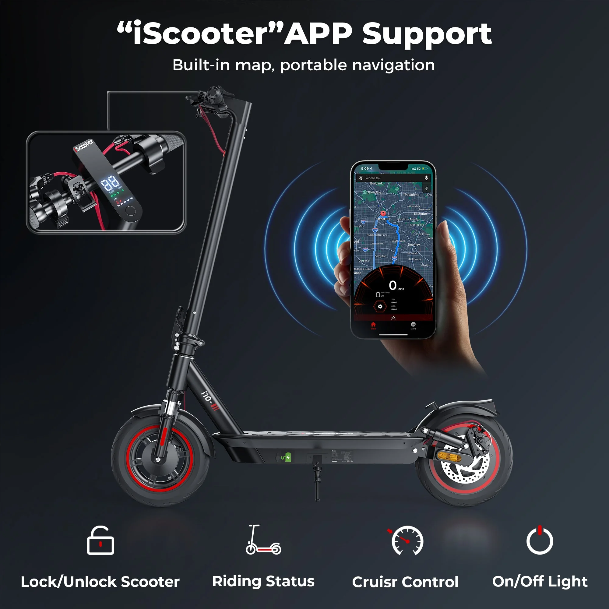 Iscooter i10 Commuter Electric Scooter For Adult view 6