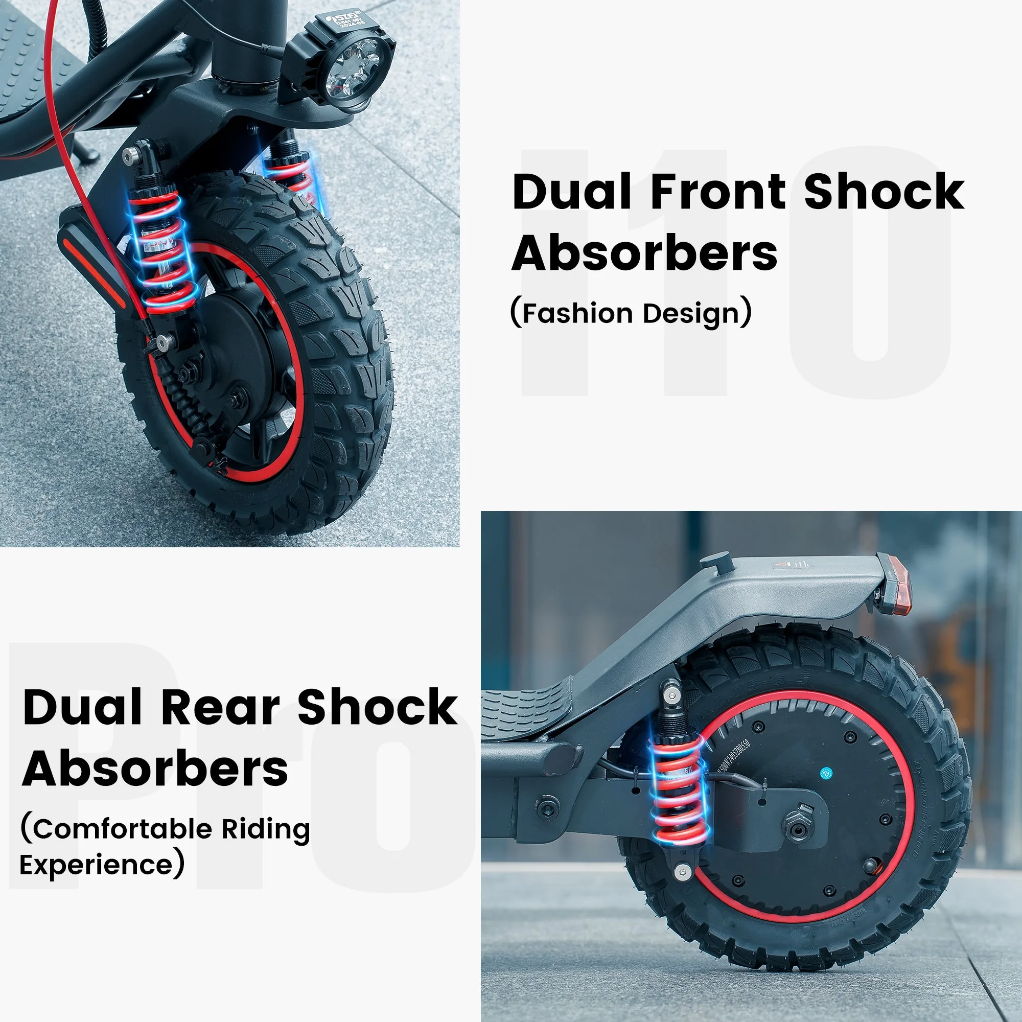 Iscooter i10Pro 800W Commuter Electric Scooter view 4