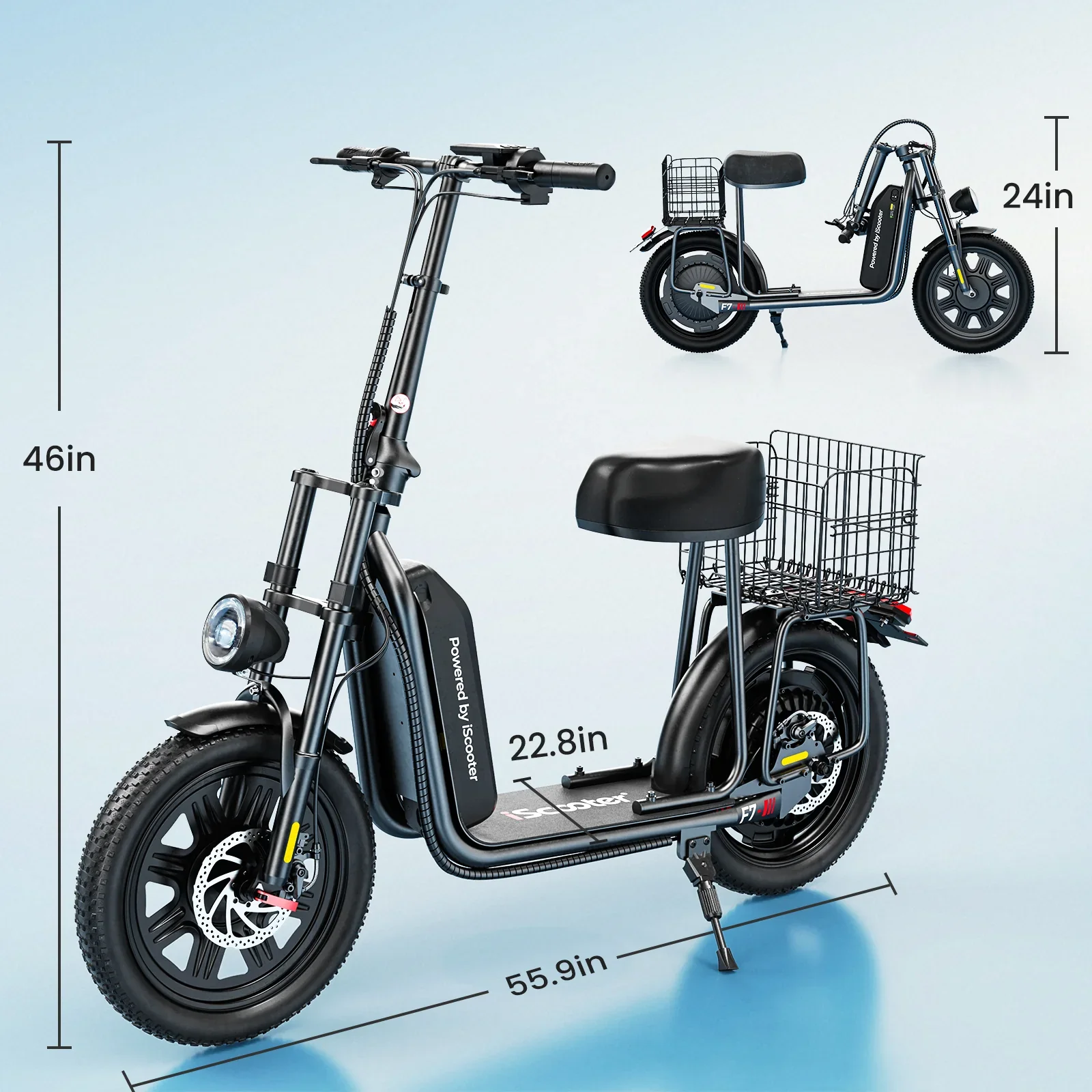 Iscooter F7 Electric Scooter view 2