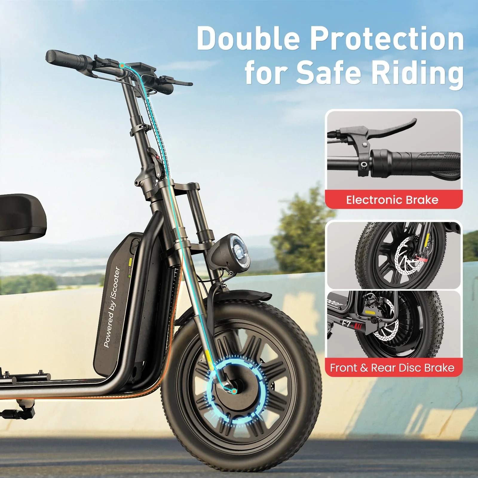 Iscooter F7 Electric Scooter view 5
