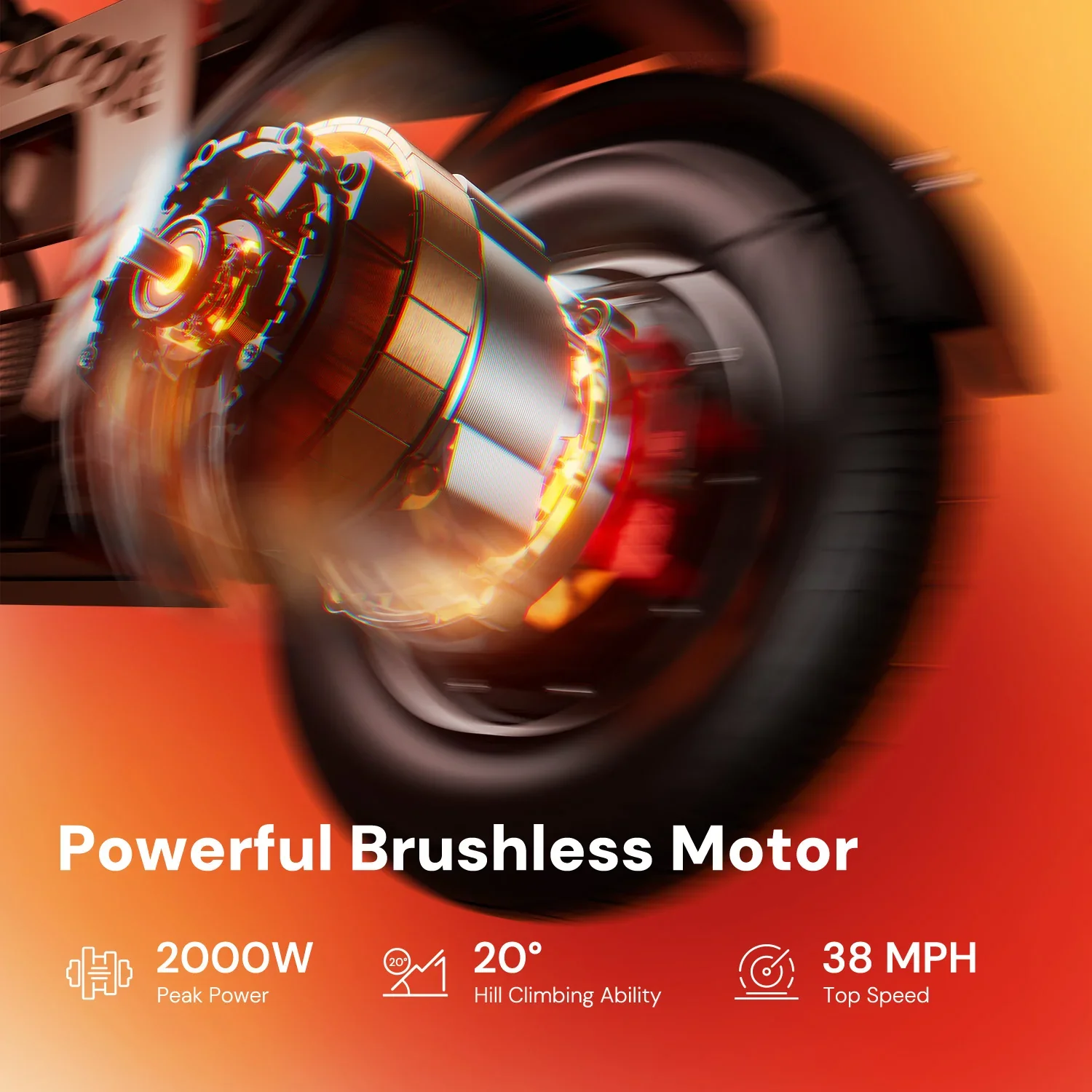 Iscooter DX5Pro Electric Scooter With Seat 2000W Motor view 2