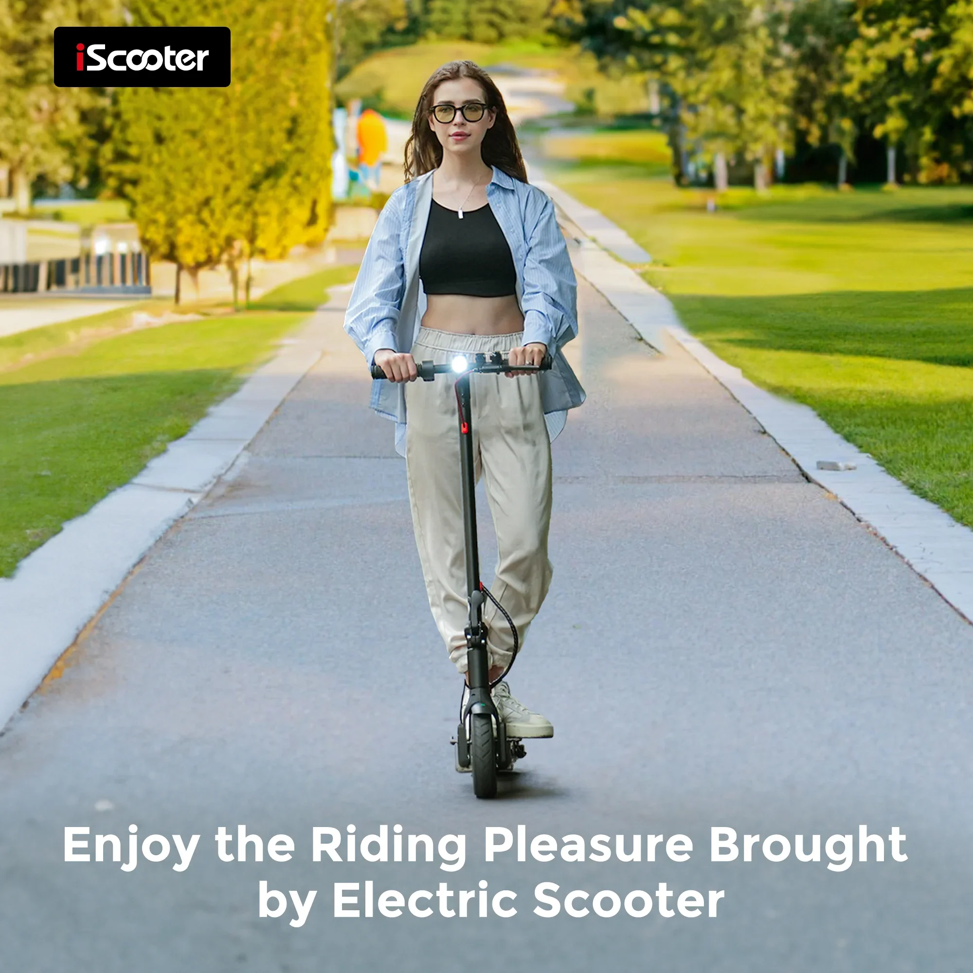Iscooter i8 Electric Scooter 350W Motor view 7