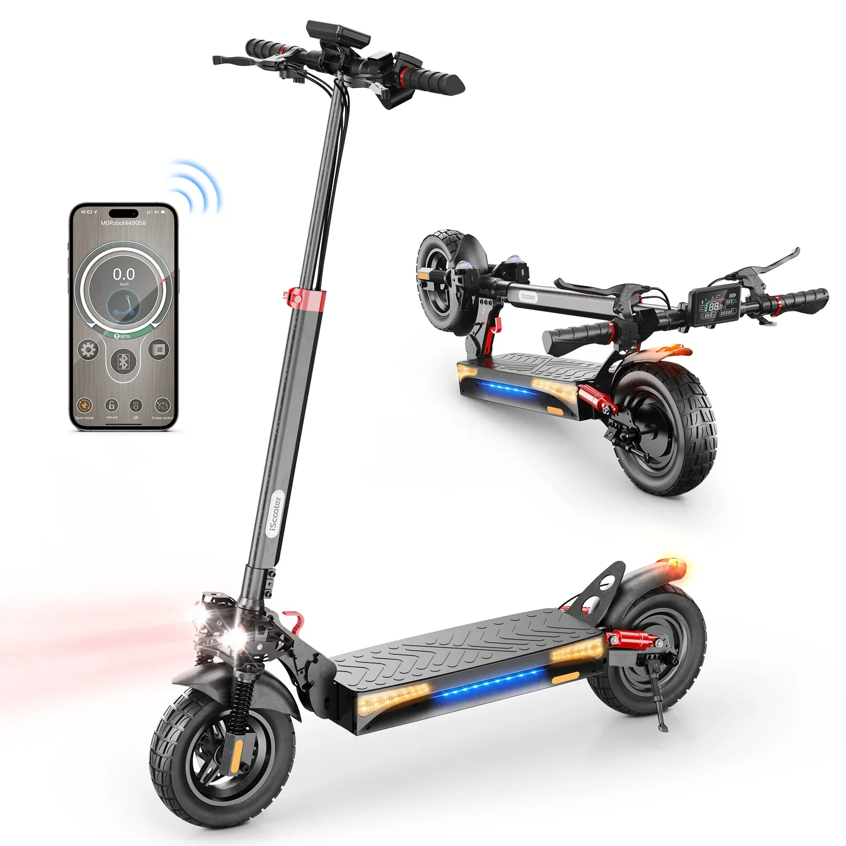 Iscooter iX4 Off Road 800W Motor Electric Scooter view 2