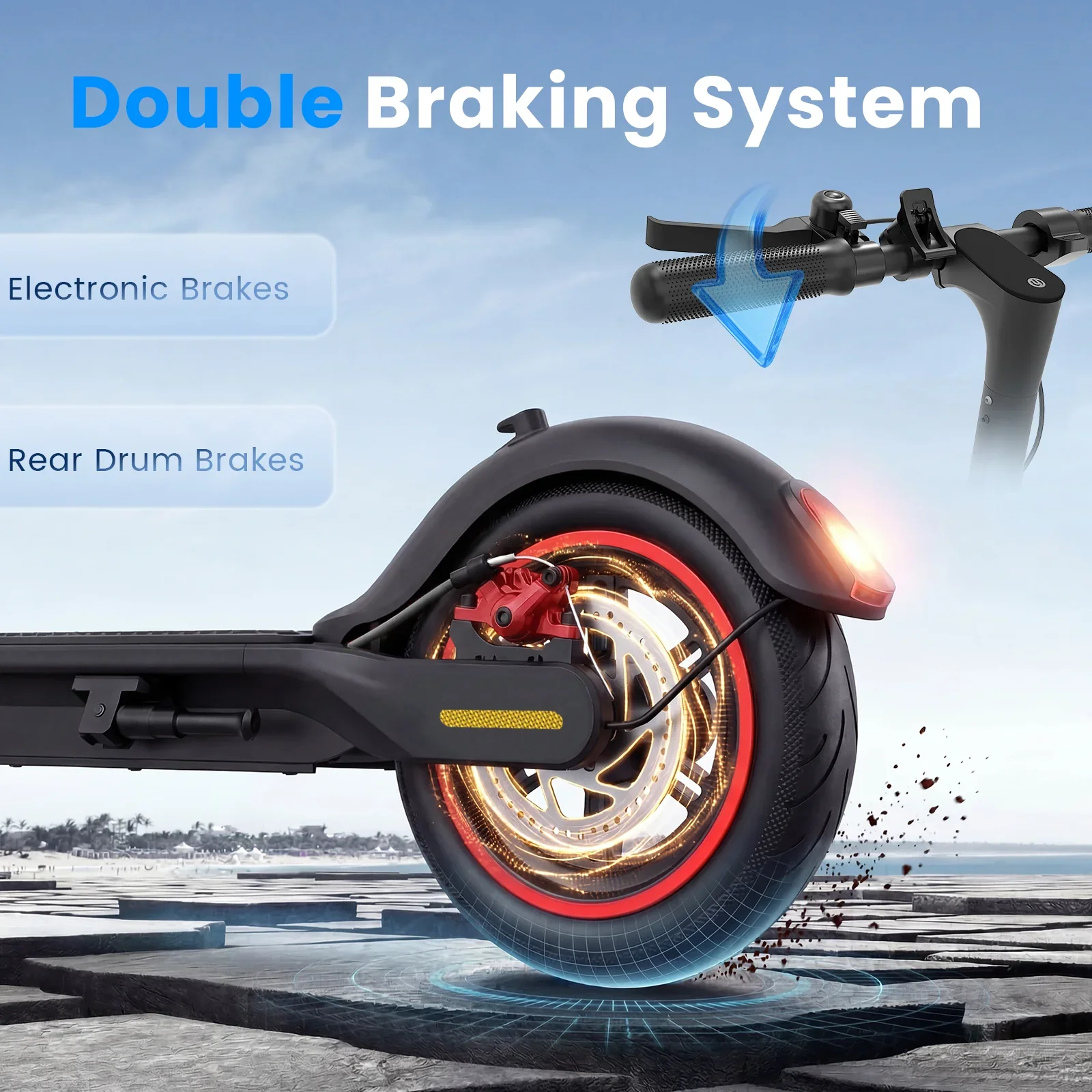Iscooter L8 Electric Scooter For Adults 500W Motor 21Mph view 6