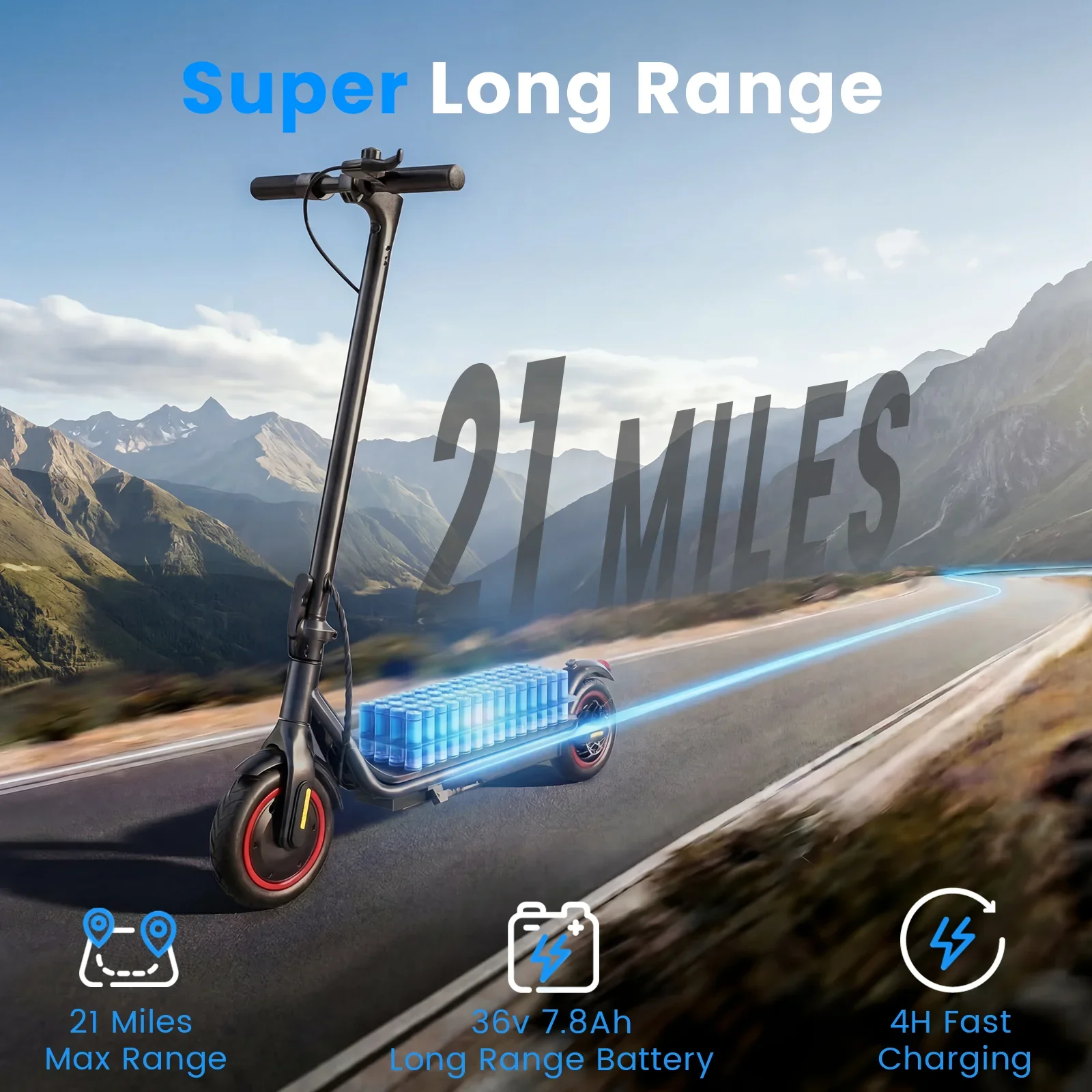 Iscooter L8 Electric Scooter For Adults 500W Motor 21Mph view 7