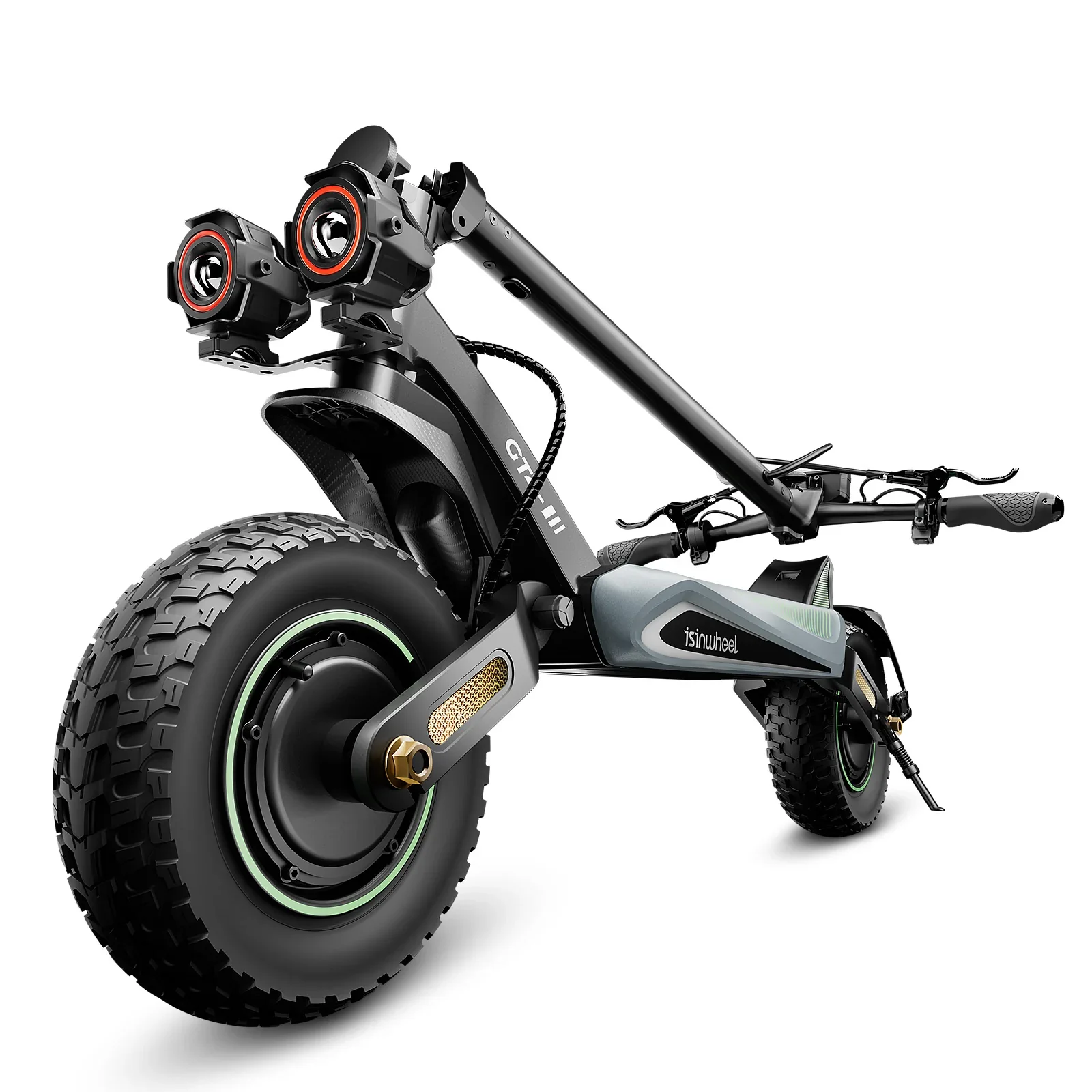 Isinwheel GT4 2400W Dual Motor Off-Road Electric Scooter 45MPH Top Speed view 18