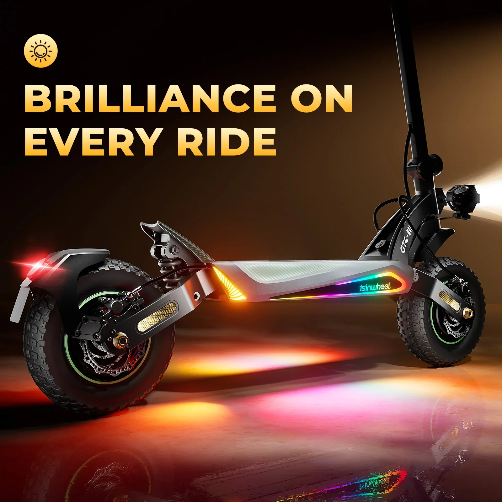 Isinwheel GT4 Off-Road Electric Scooter view 9