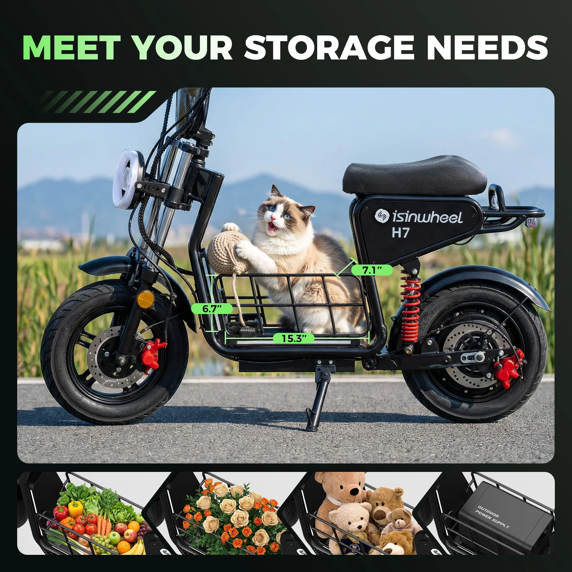 Isinwheel H7 Commuting Electric Scooter view 5