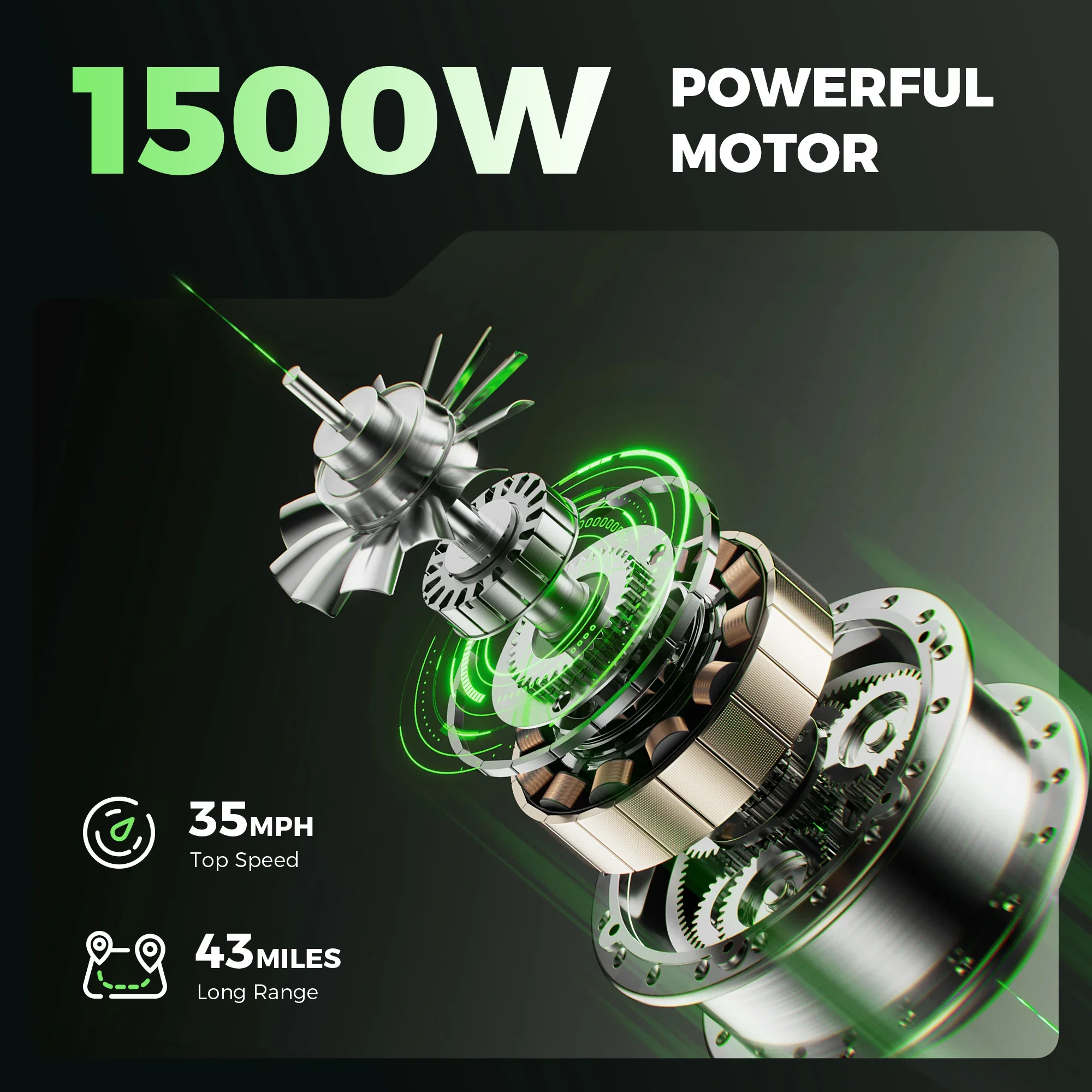 Isinwheel H7 High-End Commuting Electric Scooter view 2