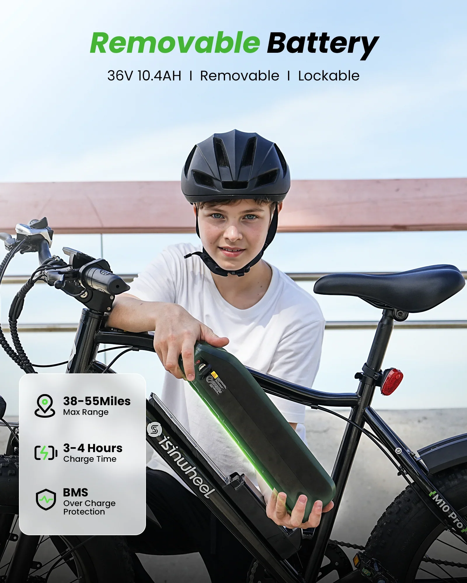 Isinwheel M10Pro Electric Bike For Adults view 8