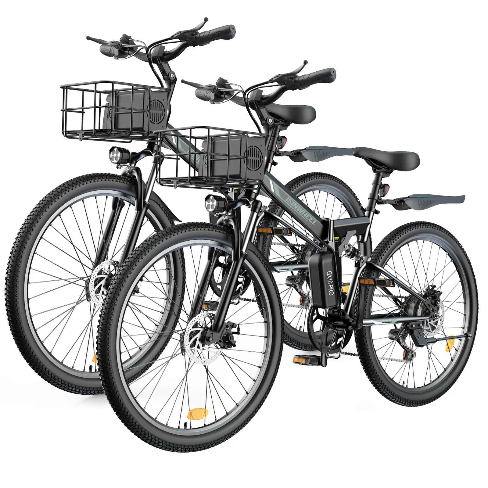 Isinwheel M40 Folding Electric Bike With Basket (AU) view 17