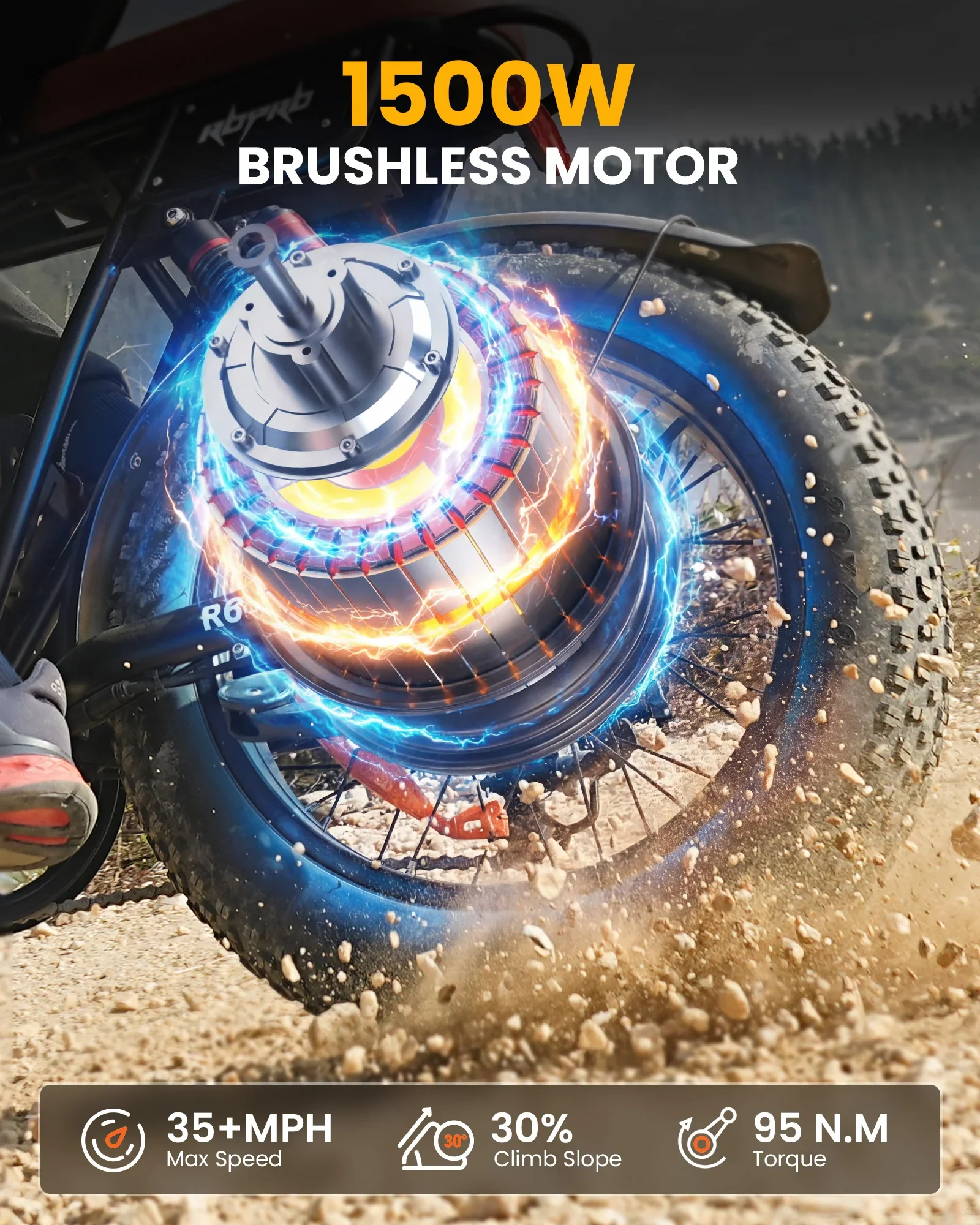Isinwheel R6 Pro Electric Dirt Bike 1500W view 14