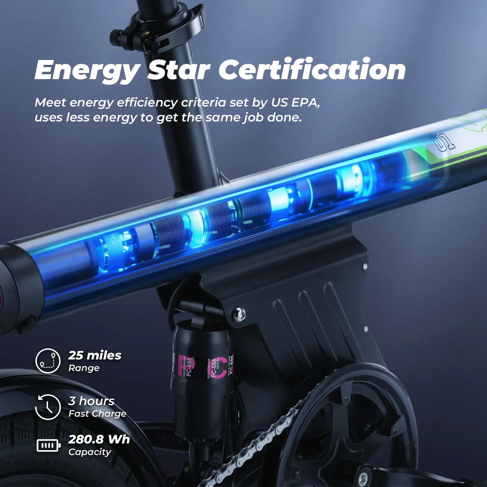 Isinwheel U1 Folding Electric Bike (AU) view 5