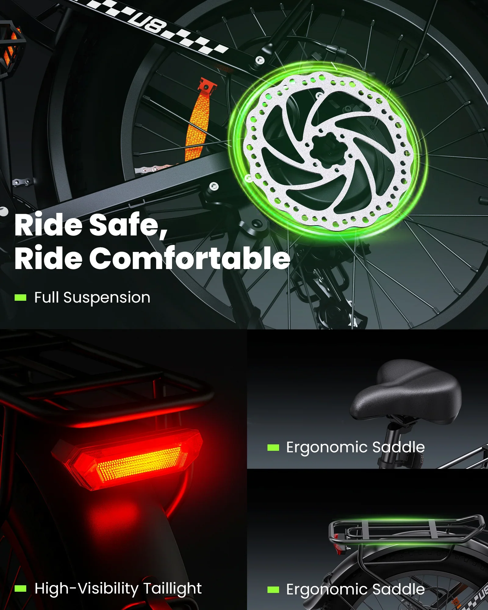 Isinwheel U8 Electric Bike For Adults view 12