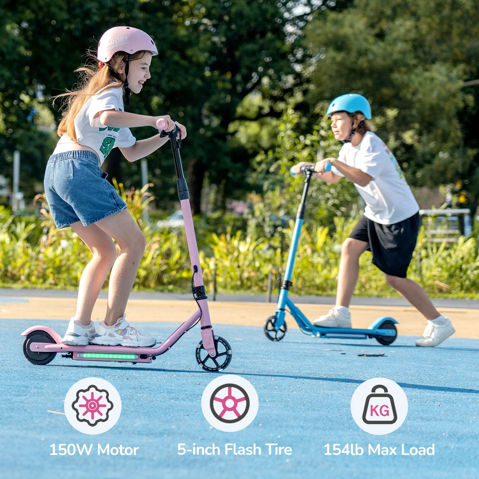 Isinwheel S2 Electric Scooter For Kids Ages 6-14 view 12