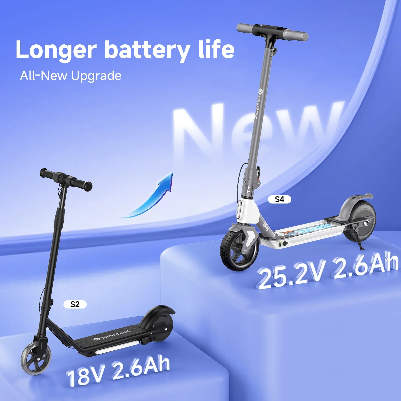 Isinwheel S4 Electric Scooter For Kids Ages 6-14 view 11
