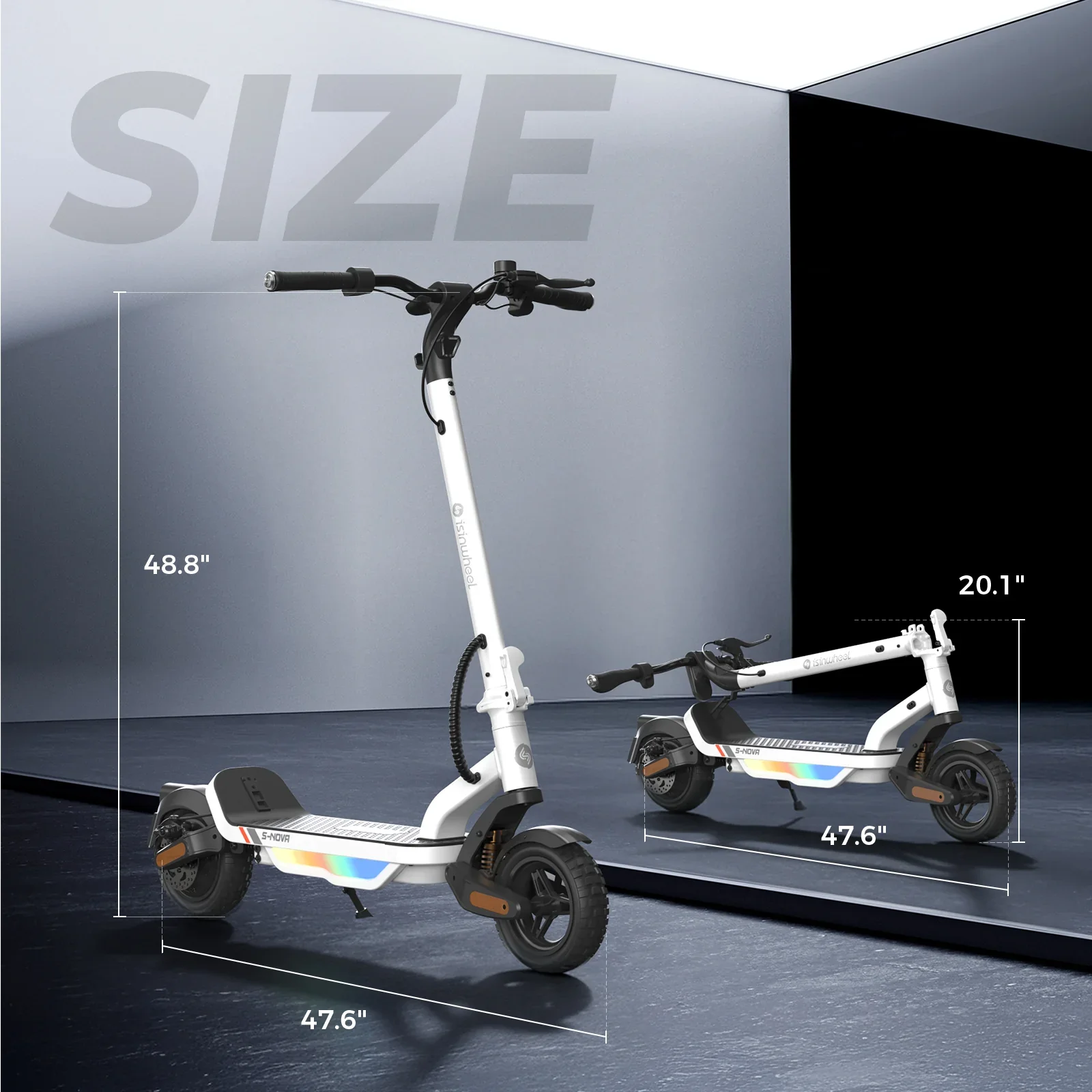 Isinwheel S Nova Commuting Electric Scooter view 8