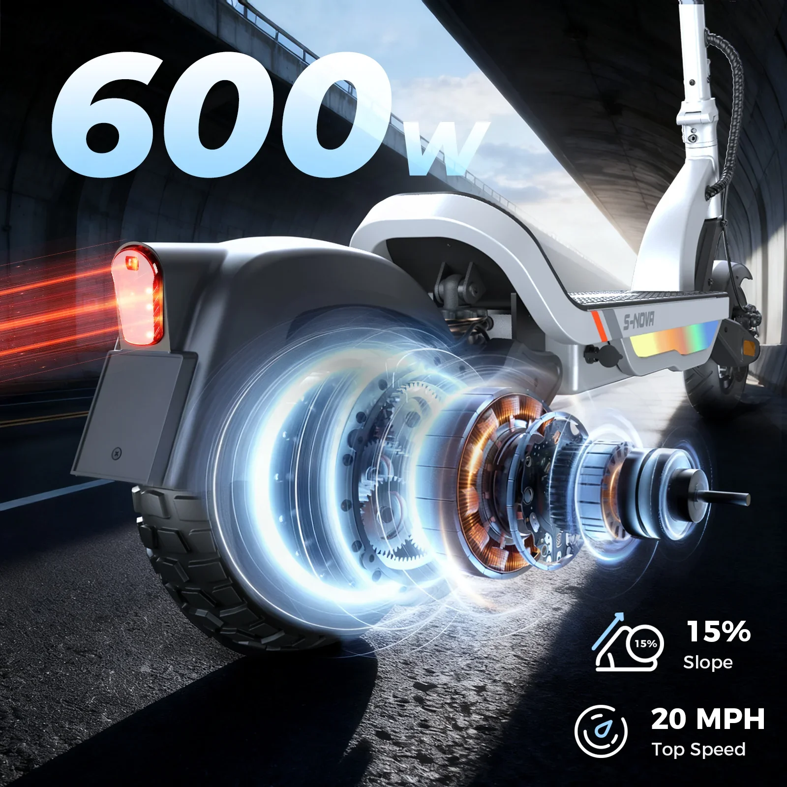 Isinwheel S Nova Commuting Electric Scooter view 5