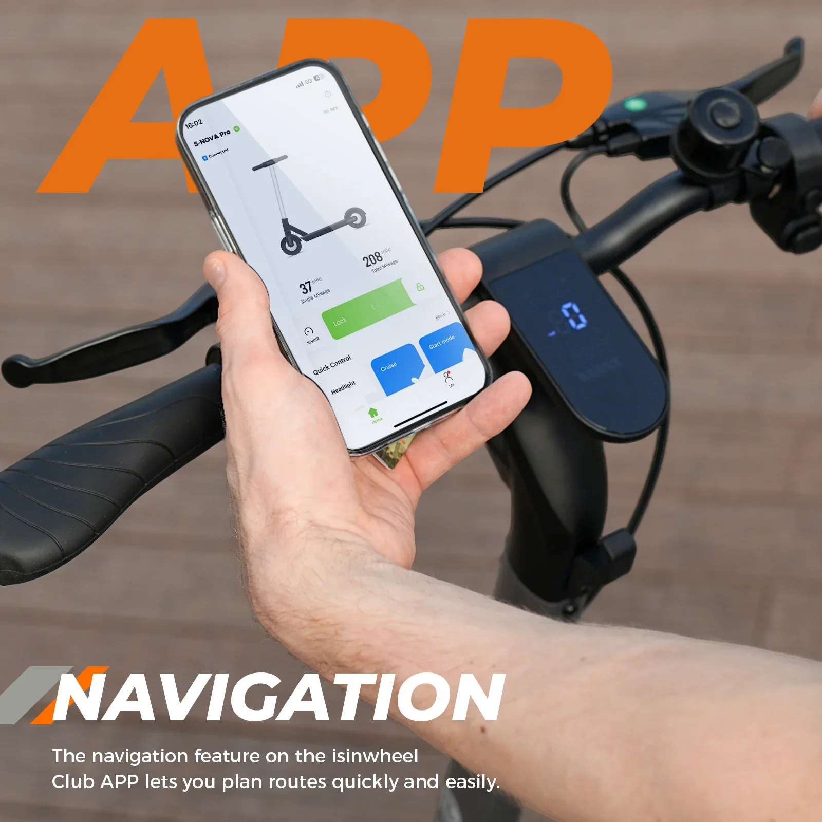 Isinwheel S Nova Pro Commuting Electric Scooter view 10