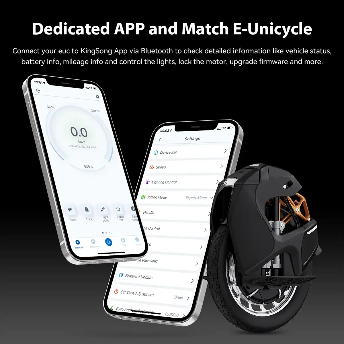 KingSong S18 Pro+ Electric Unicycle view 4
