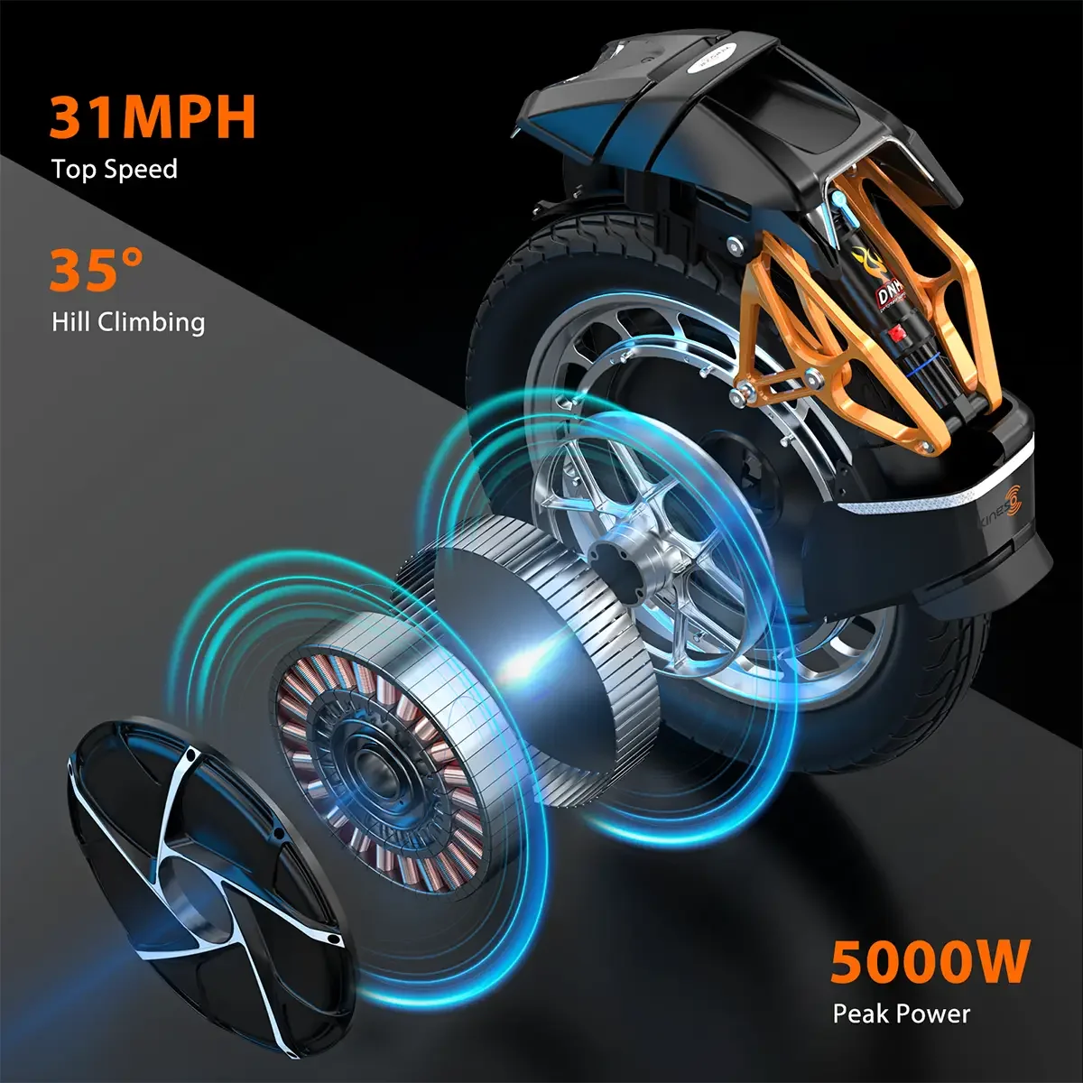 KingSong S18 Pro+ Electric Unicycle view 3