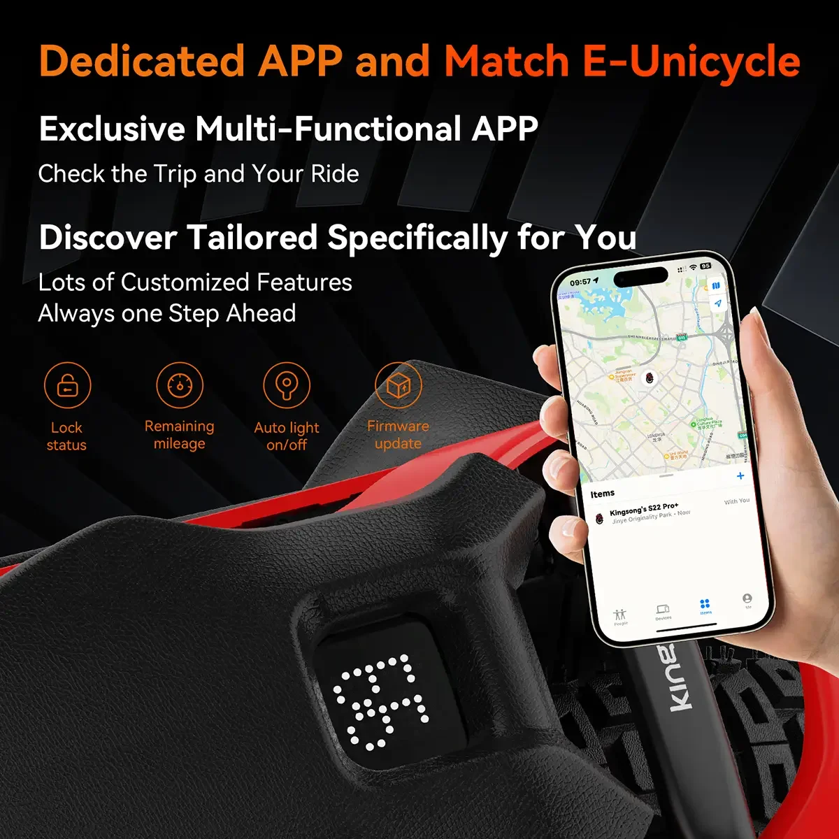 KingSong S22 Pro+ Electric Unicycle view 4