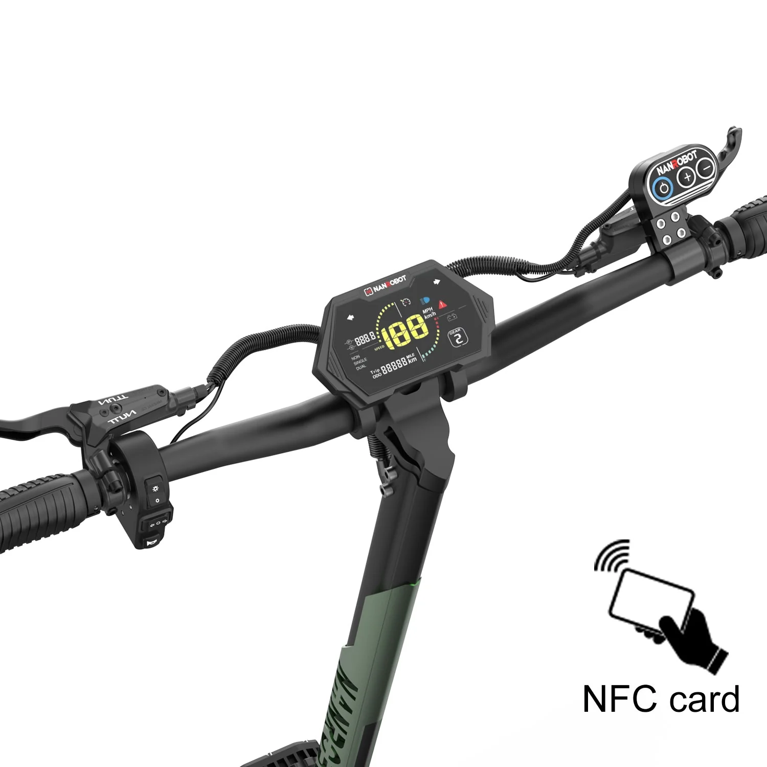 Nanrobot D6+ MAX Electric Scooter view 3